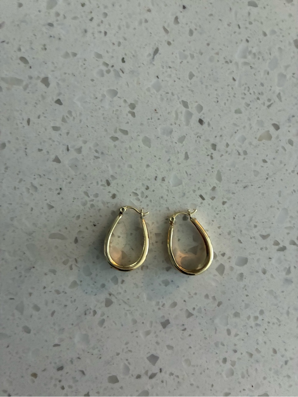 Gold filled Teardrop Hoop Earrings - Women Jewelry